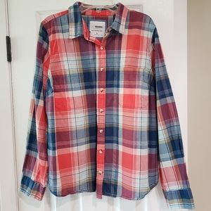 Sonoma Goods For Life Women's Plaid Shirt - Size Large - EUC